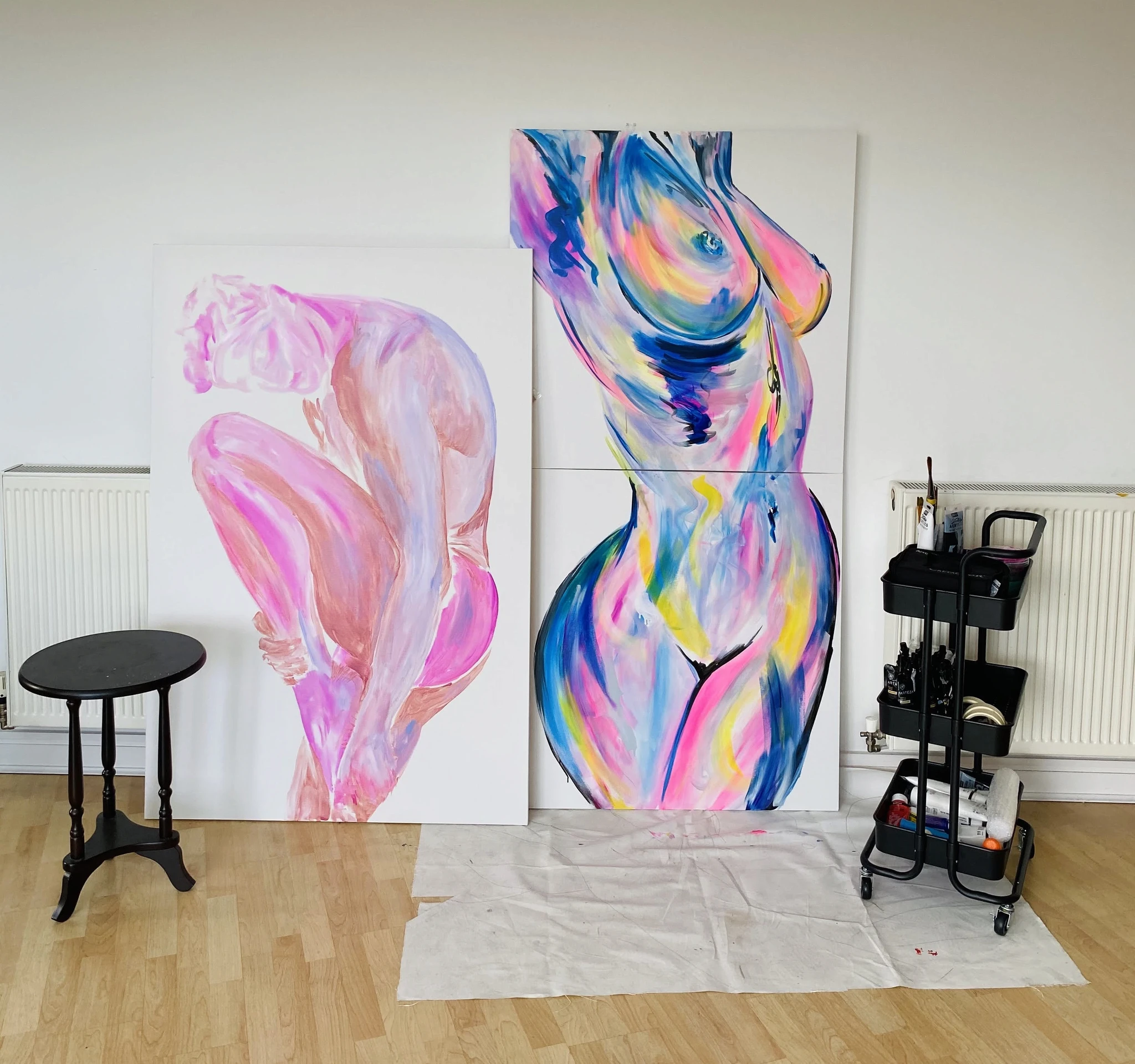 Acrylic painting
